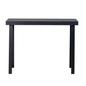 43.3 Inch Solid Wood Console Table for Entryway, Sofa Table Narrow Entryway Table for Hallway, Behind The Couch, Living Room, Foyer, Black