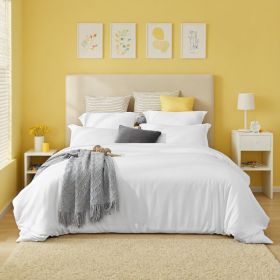 2-Pack White & Pink 3-Piece Bohemian Bedding Sets.Crafted From Durable, Abrasion-resistant Fabric That Maintains Exceptional Softness For Comfort (Option: 2pcs-White-Q)