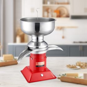 Milk Cream Centrifugal Separator, 304 Stainless Steel Electric Cream Separators, 100L/H Output 10500RPM Goat Milk Separator, 30W Cow Cream Separa (Option: red)