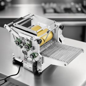 Electric Tortilla Maker Automatic Corn Tortilla Making Machine 5.5in Diameter (Option: silver)